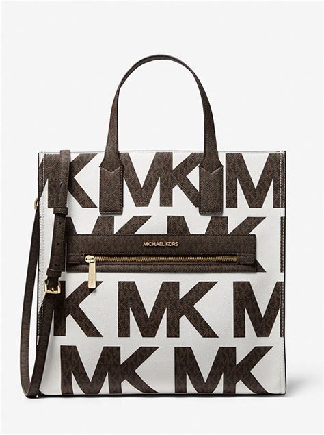 kenly michael kors tote|Michael Kors graphic logo purse.